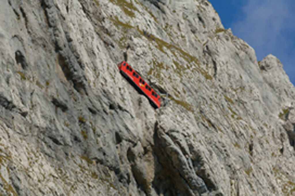zahnradbahn in eselwand