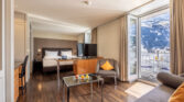 Deluxe Doppelzimmer Double Room Sofa Eiger 04 Belvedere Swiss Quality Hotel Grindelwald