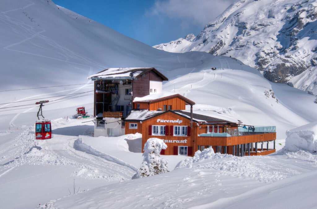 Engelberg Fuerenalp Bahn Winter 001