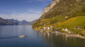 Walenseeschiff Quinten im Herbst