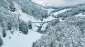Anlage im Winter