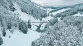 Anlage im Winter