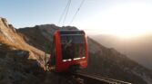 Pilatus Neue Zahnradbahn Sonnenaufgang