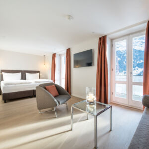 Deluxe Doppelzimmer Double Room Eiger 05 web Hotel Belvedere Grindelwald
